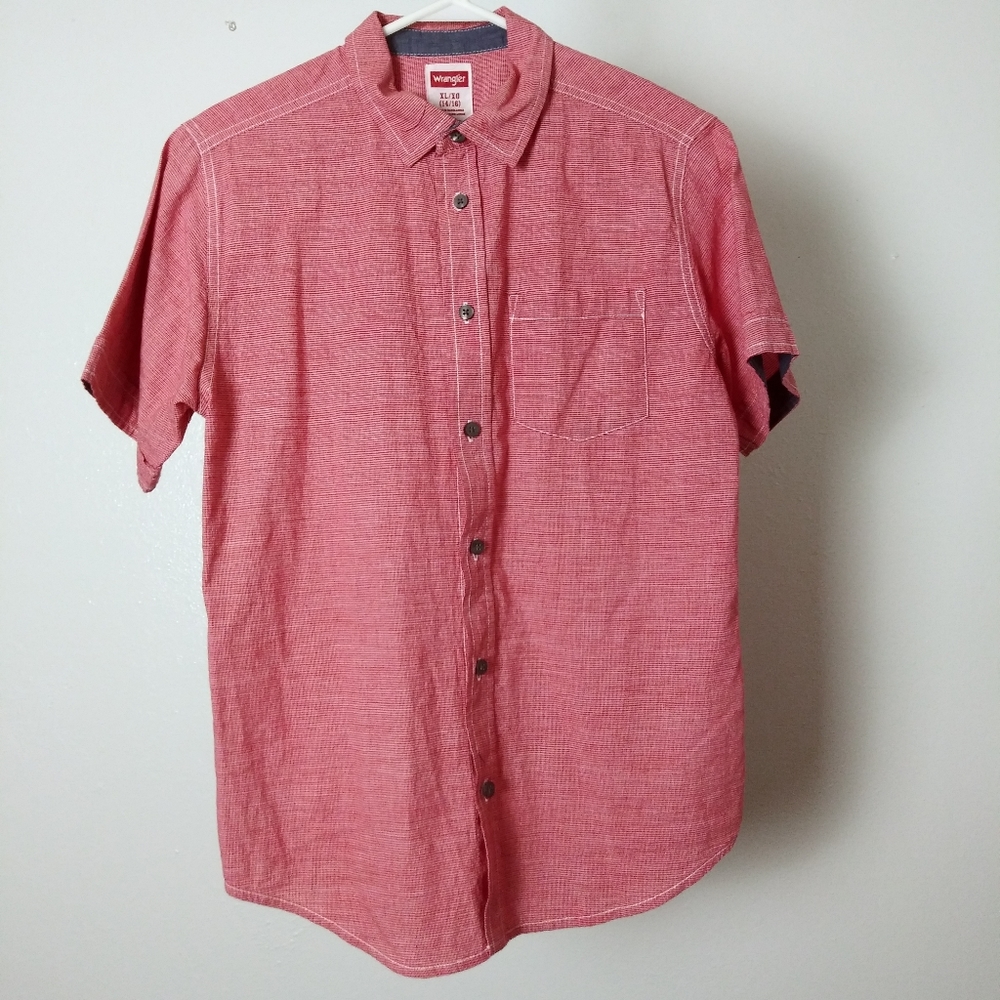 Wrangler Shirt Boy Red  XL/XG (14/16)